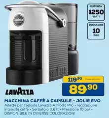 Lavazza - Macchina Caffè A Capsule-Jolie Evo Lavazza - Macchina Caffè A Capsule-Jolie Evo