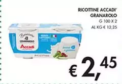 Granarolo - Ricottine Accadi Granarolo - Ricottine Accadi