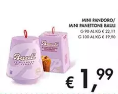 Bauli - Mini Pandoro/Mini Panettone Bauli - Mini Pandoro/Mini Panettone