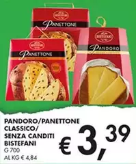 Bistefani - Pandoro/Panettone Classico/Senza Canditi Bistefani - Pandoro/Panettone Classico/Senza Canditi