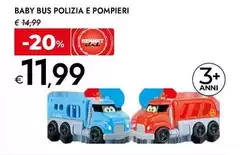 Bennet - Baby Bus Polizia E Pompieri