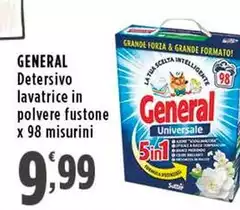 General - Detersivo Lavatrice In Polvere Fustone General - Detersivo Lavatrice In Polvere Fustone