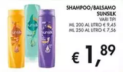Sunsilk - Shampoo/Balsamo Sunsilk - Shampoo/Balsamo