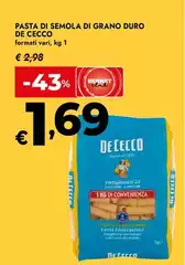 De Cecco - Pasta Di Semola Di Grano Duro De Cecco - Pasta Di Semola Di Grano Duro
