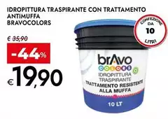 Bravo - Idropittura Trasparente Con Trattamento Antimuffa