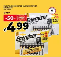 Energizer - Pile Stilo O Ministilo Alkaline Power