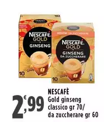 Nescafé - Gold Ginseng Classico Nescafé - Gold Ginseng Classico
