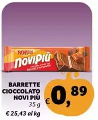 Novi - Barrette Cioccolato Novi Più