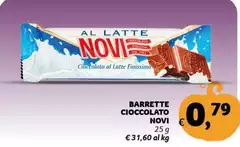 Novi - Barrette Cioccolato