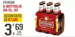 Peroni - 6 Bottiglie Da Cl. 33