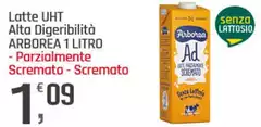 Arborea - Latte UHT Alta Digeribilità