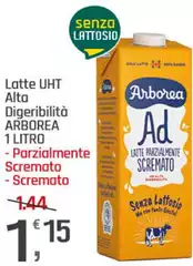 Arborea - Latte UHT Alta Digeribilità