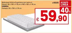 Chimera - Materasso Euforia Ergonomico Con Lastra In Eliocell Chimera - Materasso Euforia Ergonomico Con Lastra In Eliocell