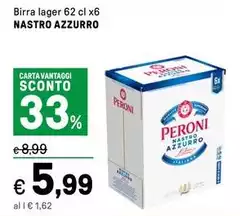 Nastro Azzurro - Birra Lager Nastro Azzurro - Birra Lager