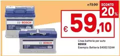 Bosch - Linea Batterie Per Auto