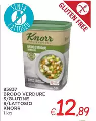 Knorr - Brodo Verdure S/Glutine S/Lattosio Knorr - Brodo Verdure S/Glutine S/Lattosio