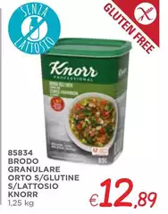 Knorr - Brodo Granulare Orto S/Glutine S/Lattosio Knorr - Brodo Granulare Orto S/Glutine S/Lattosio