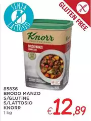 Knorr - Brodo Manzo S/glutine S/lattosio Knorr - Brodo Manzo S/glutine S/lattosio