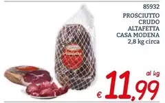 Casa Modena - Prosciutto Crudo Altafetta Casa Modena - Prosciutto Crudo Altafetta