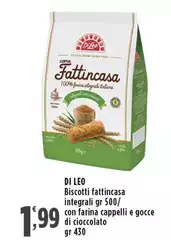 Di Leo - Biscotti Fattincasa Integrali  Di Leo - Biscotti Fattincasa Integrali