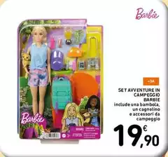 Barbie - Set Avventure In Campeggio Barbie - Set Avventure In Campeggio