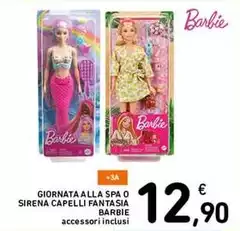 Barbie - Giornata Alla Spa O Sirena Capelli Fantasia Barbie - Giornata Alla Spa O Sirena Capelli Fantasia