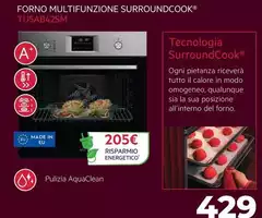 Aeg - Forno Multifunzione Surroundcook TU5AB42SM