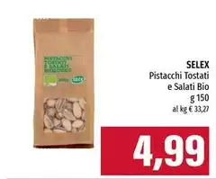 Selex - Pistacchi Tostati E Salati Bio Selex - Pistacchi Tostati E Salati Bio