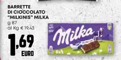 Milka - Barrette Di Cioccolato "Milkinis"  Milka - Barrette Di Cioccolato "Milkinis"
