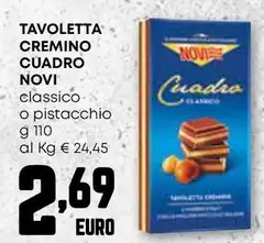 Novi - Tavoletta Cremino Cuadro