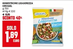 Orogel - Minestrone Leggerezza Orogel - Minestrone Leggerezza