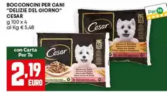 Cesar - Bocconcini Per Cani "Delizie Del Giorno" Cesar - Bocconcini Per Cani "Delizie Del Giorno"