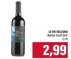 Le vie dell'uva - Merlot Friuli DOC