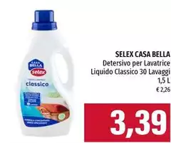 Selex - Detersivo Per Lavatrice Liquido Classico Selex - Detersivo Per Lavatrice Liquido Classico