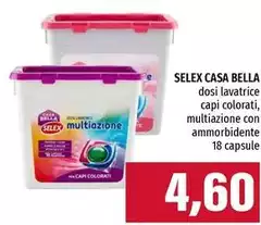 Selex - Casa Bella Dos Lavatrice Capi Colorati Multiazione Con Ammorbidente Selex - Casa Bella Dos Lavatrice Capi Colorati Multiazione Con Ammorbidente