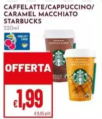 Starbucks - Caffelatte/Cappuccino/Caramel Macchiato Starbucks - Caffelatte/Cappuccino/Caramel Macchiato