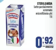 Sterilgarda - Latte Parzialmente Scremato Microfiltrato UHT