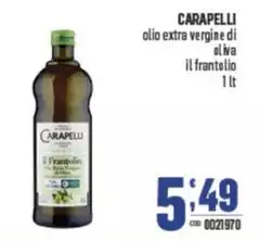 Carapelli - Olio Extra Vergine Di Oliva Il Frantolio Carapelli - Olio Extra Vergine Di Oliva Il Frantolio