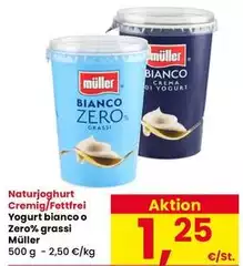 Muller - Yogurt Bianco O Zero% Grassi