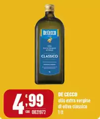 De Cecco - Olio Extra Vergine Di Oliva Classico De Cecco - Olio Extra Vergine Di Oliva Classico