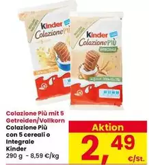 Kinder - Colazione Più Con 5 Cereali O Integrale