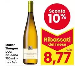 Muller -  Thurgau DOC Caldano