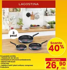Lagostina - Tradizione In Alluminio Antiaderente Lagostina - Tradizione In Alluminio Antiaderente