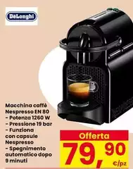 Nespresso - Macchina Caffè En 80 Nespresso - Macchina Caffè En 80