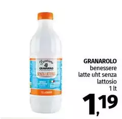 Granarolo - Benessere Latte UHT Senza Lattosio