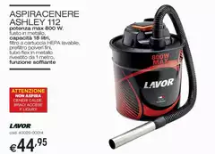 Lavor - Aspiracenere Ashley 112 Lavor - Aspiracenere Ashley 112