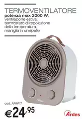 Ardes - Termoventilatore Ardes - Termoventilatore