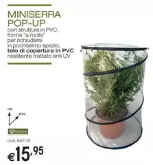 Miniserra Pop-up Miniserra Pop-up