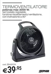 Zephir - Termoventilatore Zephir - Termoventilatore