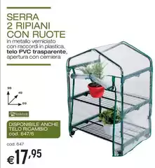 Serra 2 Ripiani Con Ruote